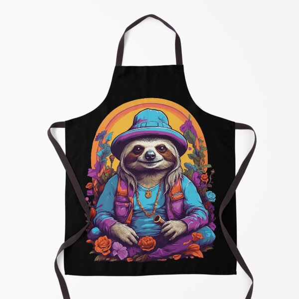 Item preview, Magical Sloth Vibrant Colors Psychedelic designed and sold by LuminOrb.