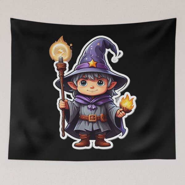 Item preview, A cute little wizard  designed and sold by MPDesign84.