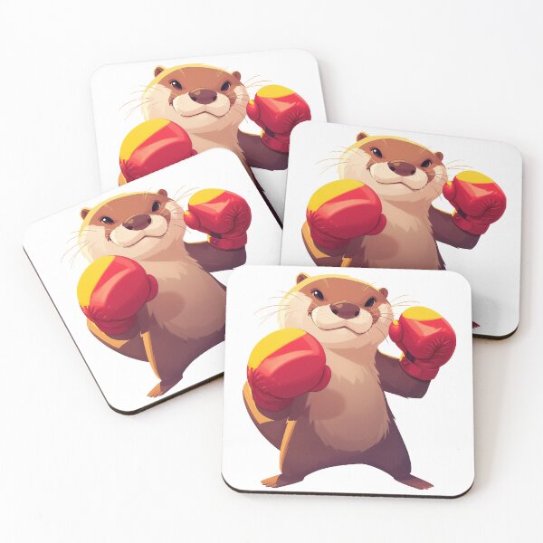 Item preview, Cute Otter Boxing designed and sold by One Winged Otaku.