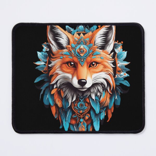 Item preview, Fox Spiritual Mandala Dream Catcher Design designed and sold by LuminOrb.