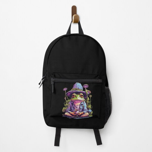 Item preview, Frog Psychedelic Art Forest Mushrooms Music Festival designed and sold by LuminOrb.