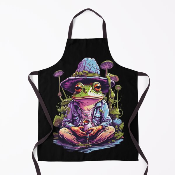 Item preview, Frog Psychedelic Art Forest Mushrooms Music Festival designed and sold by LuminOrb.