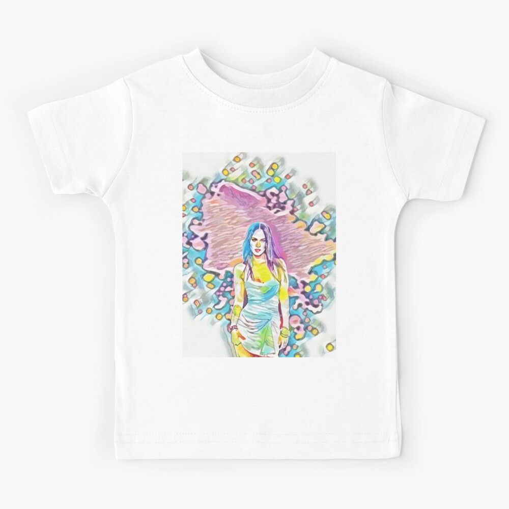 Megan Fox Celebrity Creative Illustration Art Kids T Shirt By