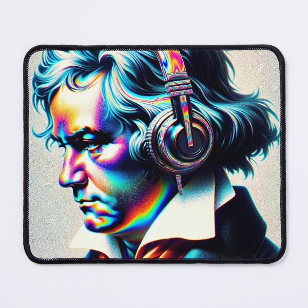 Item preview, Beethoven with Headphones designed and sold by zzz888.