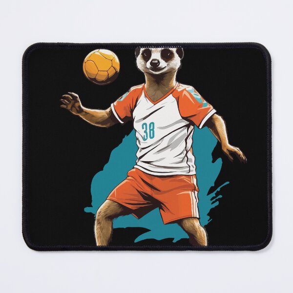 Item preview, Meerkat handball player streetwear style designed and sold by LuminOrb.