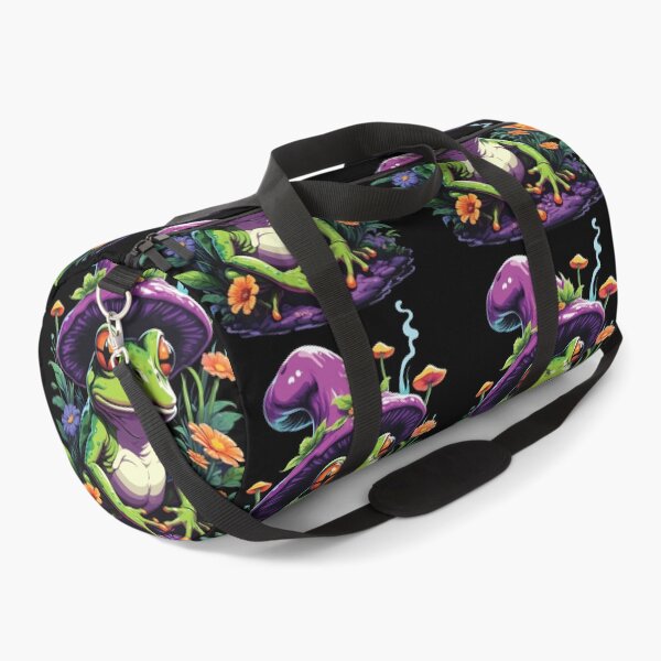 Item preview, Magician Frog Psychedelic Art Forest Mushrooms designed and sold by LuminOrb.