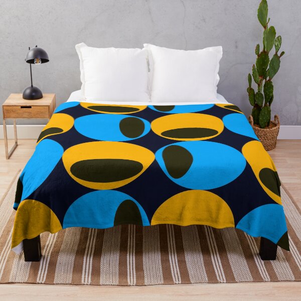 Item preview, retro 1970's style abstract geometric pattern designed and sold by pauloneill-art.
