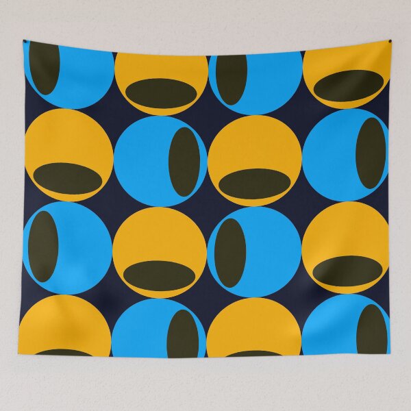 Item preview, retro 1970's style abstract geometric pattern designed and sold by pauloneill-art.