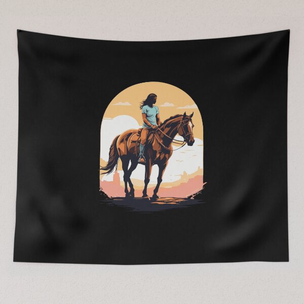 Item preview, Aesthetic Horse Rider Streetwear Design designed and sold by LuminOrb.