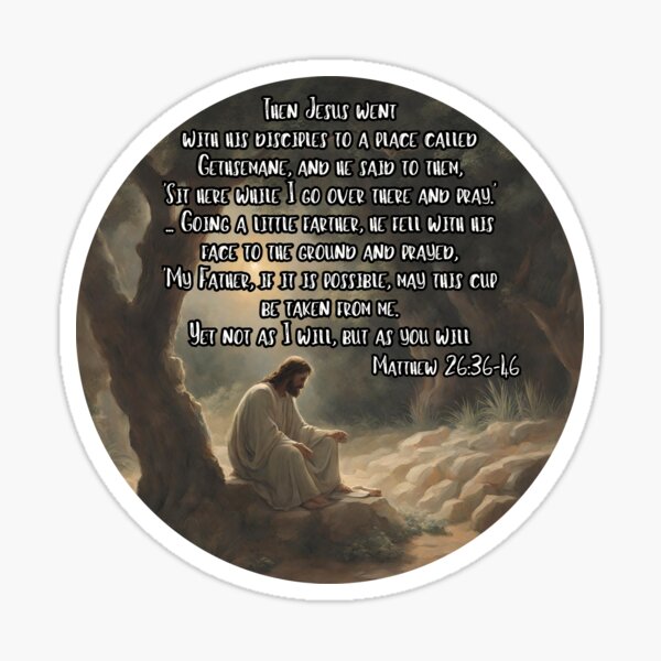 Item preview, Garden Of Gethsemane Sticker / T Shirt designed and sold by Designsleashed.