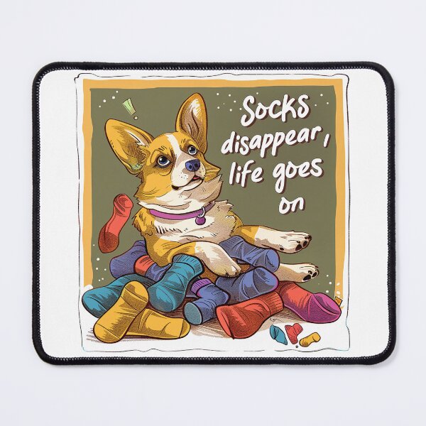 Item preview, Puzzled Corgi: Perplexed Expression with Scattered Thoughts designed and sold by StoReprint1.