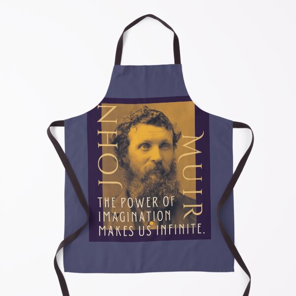 Item preview, John Muir portrait and quote: The power of imagination makes us infinite. designed and sold by artbleed.