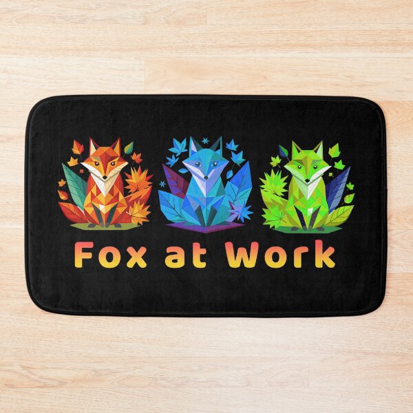 Item preview, The eye-catching vector fox design and "Fox At Work" slogan let you show off the fun and humorous side of your work life. designed and sold by fotoryum.