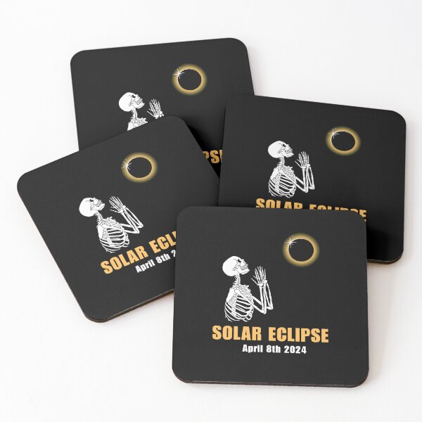 Item preview, Solar Eclipse Skeleton April 8th 2024 designed and sold by ANNINOART ⭐⭐⭐⭐⭐.