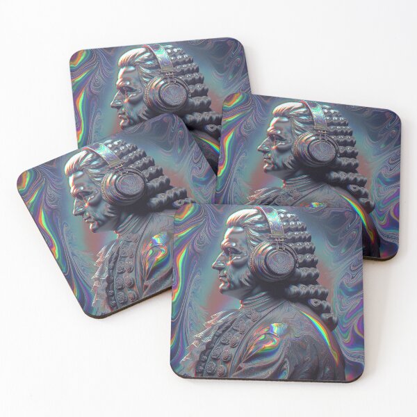 Item preview, Bach with Headphones designed and sold by zzz888.