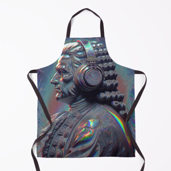 Item preview, Bach with Headphones designed and sold by zzz888.