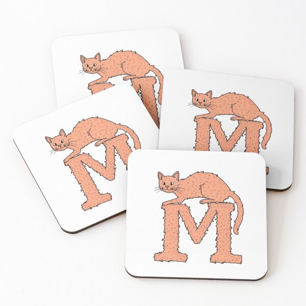 Item preview, cat on letter  M designed and sold by jkrphoto.