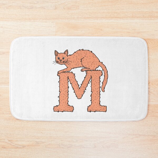 Item preview, cat on letter  M designed and sold by jkrphoto.