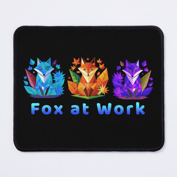 Item preview, The eye-catching vector fox design and "Fox At Work" slogan let you show off the fun and humorous side of your work life. designed and sold by fotoryum.