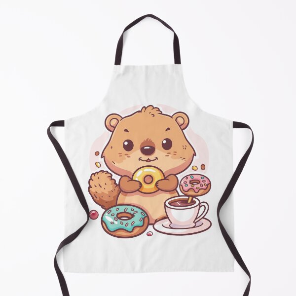 Item preview, Lindo Quokka comiendo donut designed and sold by MilkyBerryShop.