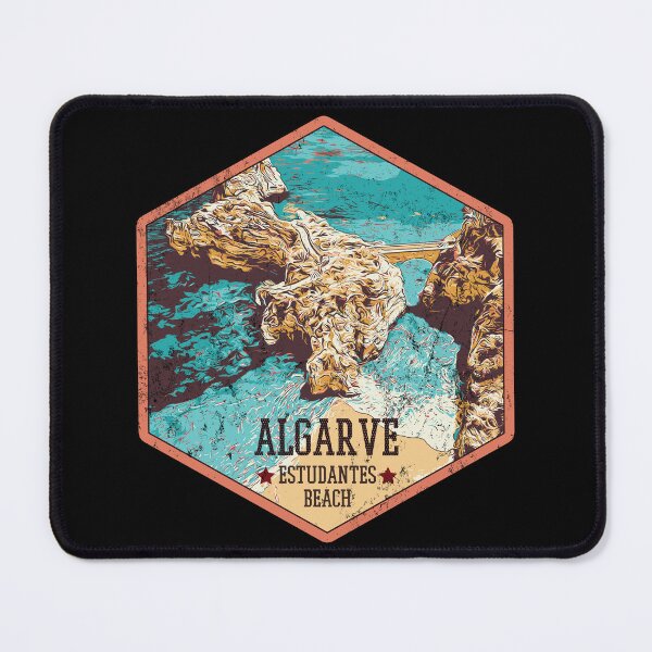 Item preview, Algarve Tranquility: Estudantes Beach Serenity designed and sold by Lemomo-artworks.