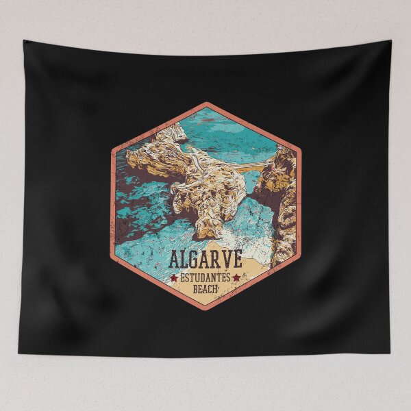 Item preview, Algarve Tranquility: Estudantes Beach Serenity designed and sold by Lemomo-artworks.