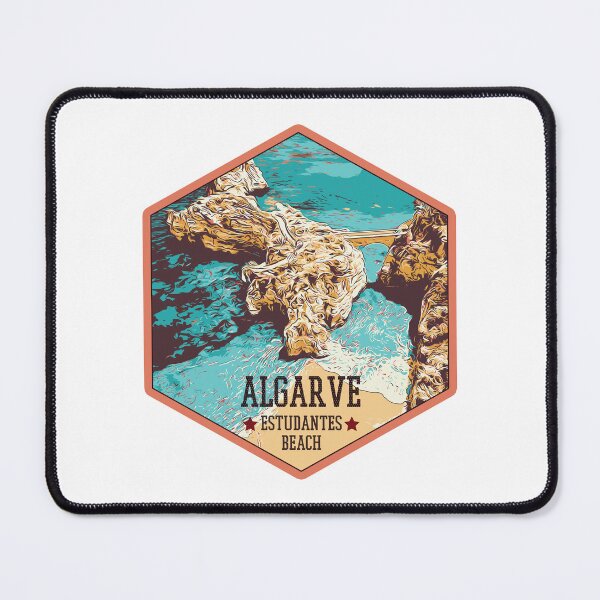 Item preview, Algarve Tranquility: Estudantes Beach Serenity designed and sold by Lemomo-artworks.
