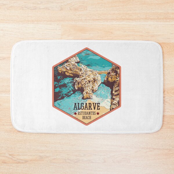 Item preview, Algarve Tranquility: Estudantes Beach Serenity designed and sold by Lemomo-artworks.