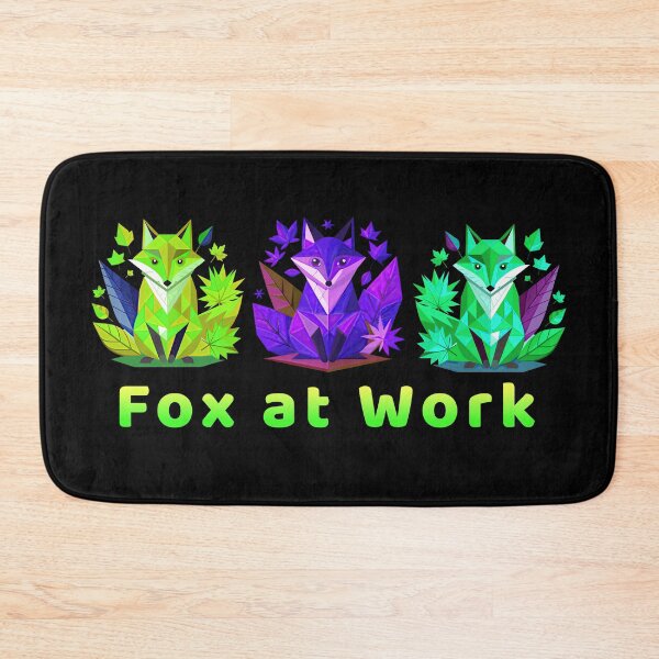 Item preview, The eye-catching vector fox design and "Fox At Work" slogan let you show off the fun and humorous side of your work life. designed and sold by fotoryum.