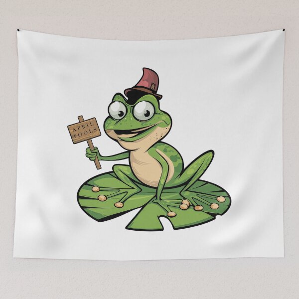 Item preview, Cheeky Chapeau Frog - Master of April Fool's Mischief designed and sold by FebricFusion.