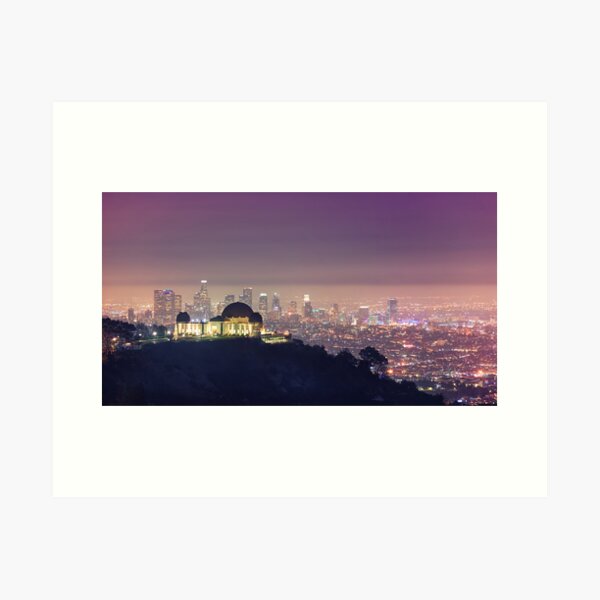 Los Angeles Cityscape Art Print