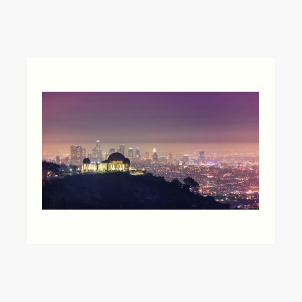 Los Angeles Cityscape Art Print