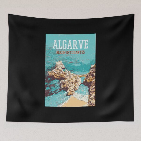 Item preview, Algarve Tranquility: Estudantes Beach Serenity designed and sold by Lemomo-artworks.