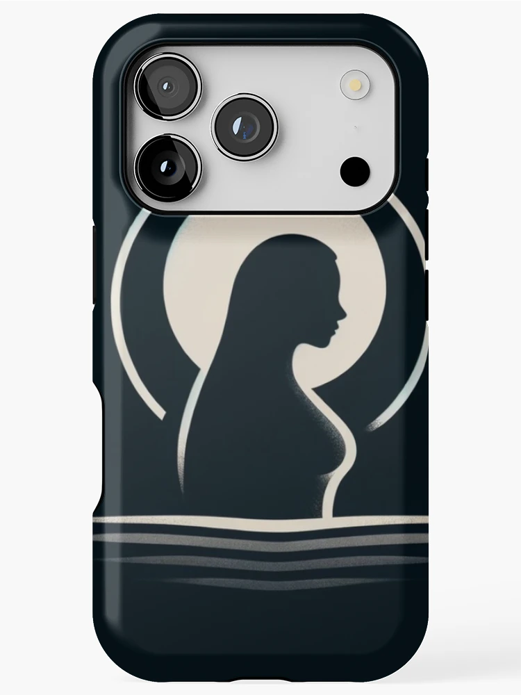 Thumbnail 1 of 4, iPhone Case, Lunar Reflection designed and sold by Sienna Hamilton-Katene.