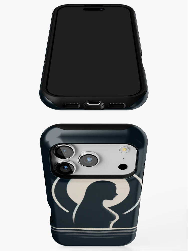 Thumbnail 3 of 4, iPhone Case, Lunar Reflection designed and sold by Sienna Hamilton-Katene.