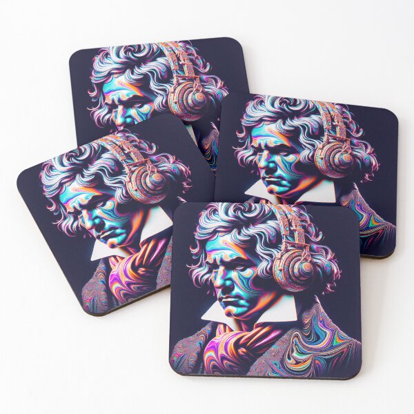 Item preview, Beethoven with Headphones designed and sold by zzz888.
