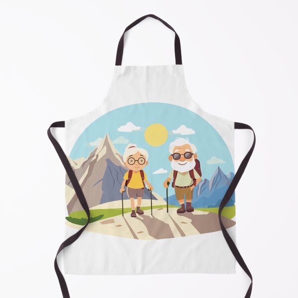 Item preview, Elder couple hiking outdoors together, sport activities concept. designed and sold by Jayjaynaenae.
