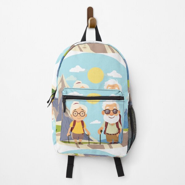 Item preview, Elder couple hiking outdoors together, sport activities concept. designed and sold by Jayjaynaenae.