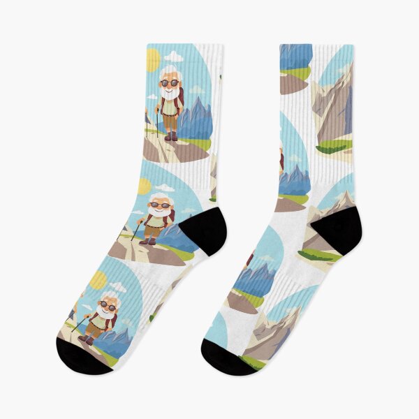 Item preview, Elder couple hiking outdoors together, sport activities concept. designed and sold by Jayjaynaenae.