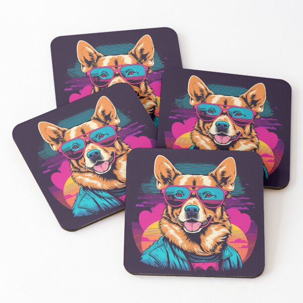 Item preview, Canine glasses the magical artifact that turns the ordinary garden into a realm of stylish discoveries, where each flower is a detail of fashion beauty designed and sold by Pulsant  Paintings.