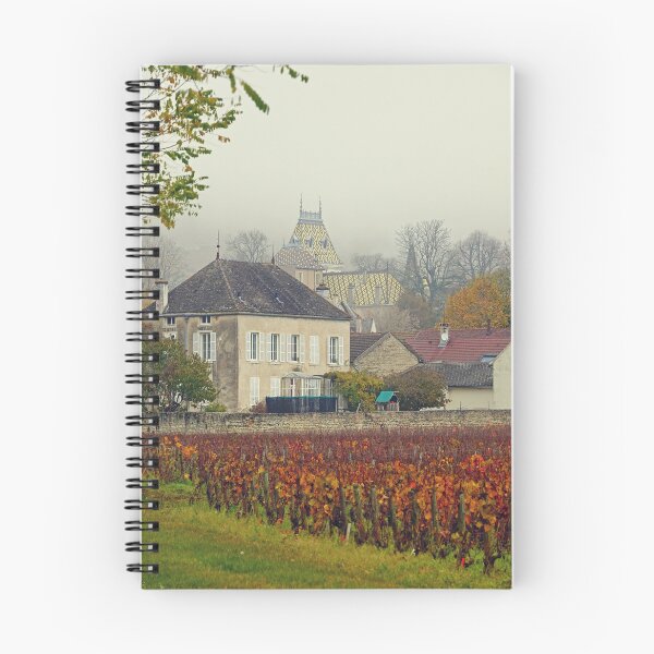 Item preview, French Vineyards - Bourgogne Landscape in Fall designed and sold by CarolinaReina.
