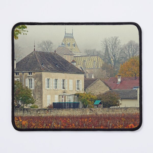 Item preview, French Vineyards - Bourgogne Landscape in Fall designed and sold by CarolinaReina.