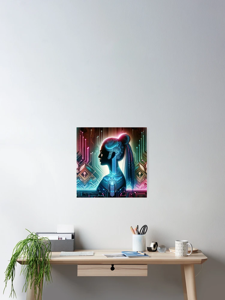 Thumbnail 2 of 3, Poster, Digital Dreamscape designed and sold by Sienna Hamilton-Katene.