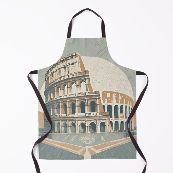Artikelvorschau, Italien - Vintage Reiseplakat - Minimalistisches Kolosseum Rom Retro-Design entworfen und verkauft von pod24.