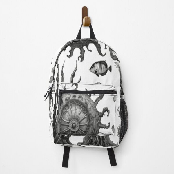 Item preview, Enchanting Deep Sea Wonders: Black and White Marine Outline Collection designed and sold by SSulatul101.