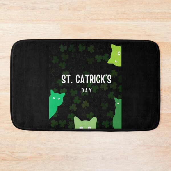 Item preview, St Patricks Catricks Day Cats Saint Pattys designed and sold by BlueGoldArt.