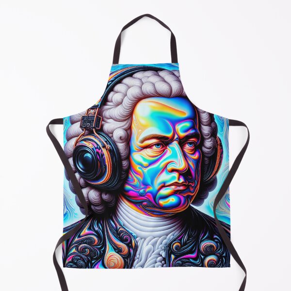 Item preview, Bach with Headphones designed and sold by zzz888.