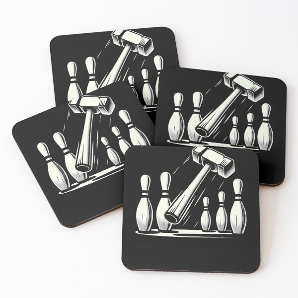 Item preview, Hammer Bowling Print-Ready Image for Products designed and sold by Gatsbird Design.