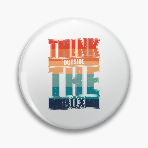Item preview, Think outside the box designed and sold by ShopMaxiDesigns.