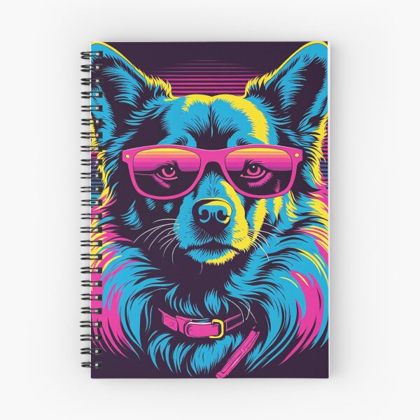 Item preview, When your little dog adopts glasses, each ball-fetching play becomes a style competition, with graceful jumps and lenses focusing on victory designed and sold by Pulsant  Paintings.